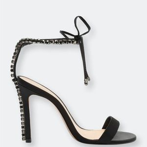 🐼NIB🐼Schutz Islah Satin and Crystals Sandal